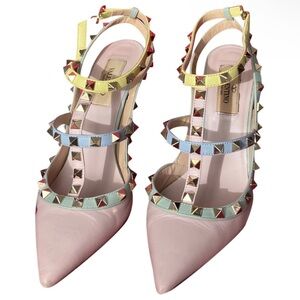 IN SEARCH FOR Valentino Pastel Multi-Color Rockstud Heels ANY SIZE 36-37.5